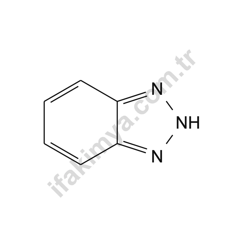 Benzotriazol molekül yapısı