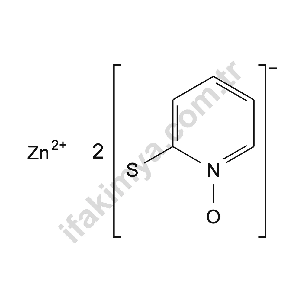 Çinko Piriton (Zinc Pyrithione) molekül yapısı