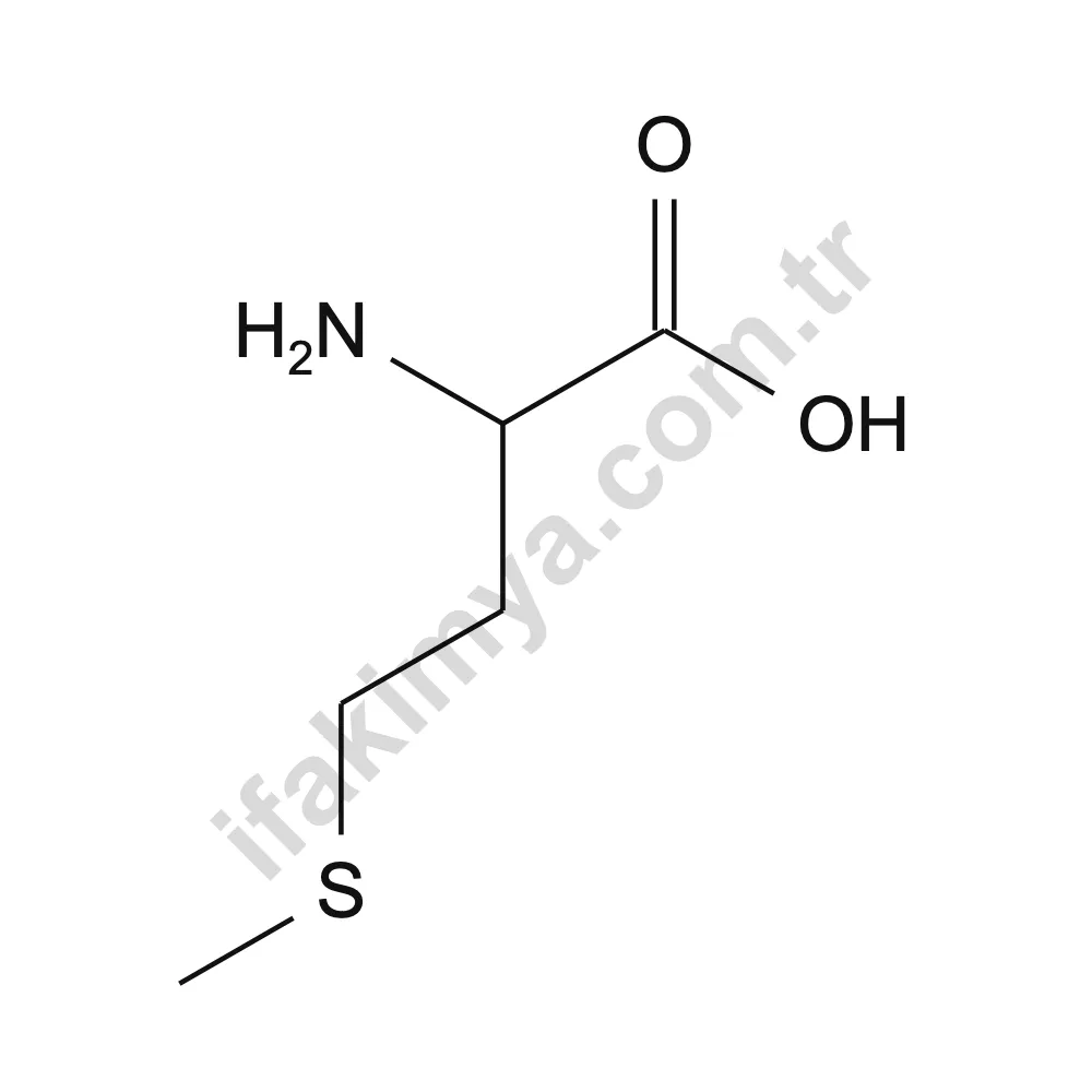 DL-Metiyonin (DL-Methionine) molekül yapısı