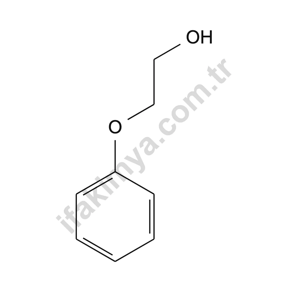 Fenoksietanol (Phenoxyethanol) molekül yapısı