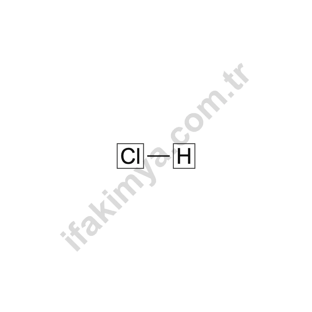 Hidroklorik Asit molekül yapısı