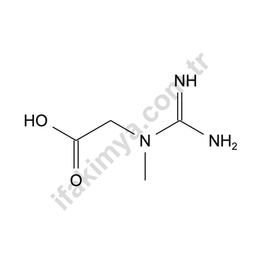 Kreatin (Creatine) molekül yapısı