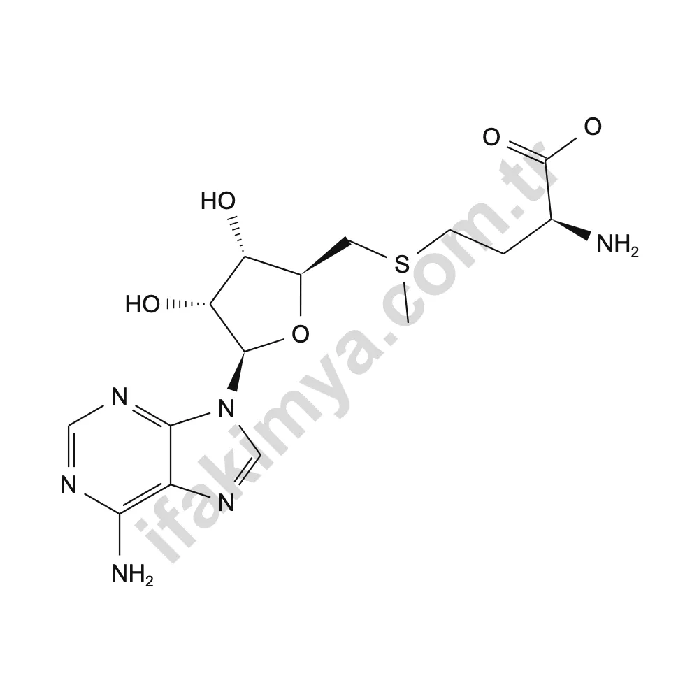 S-Adenosyl-L-Methionine (SAMe) molekül yapısı