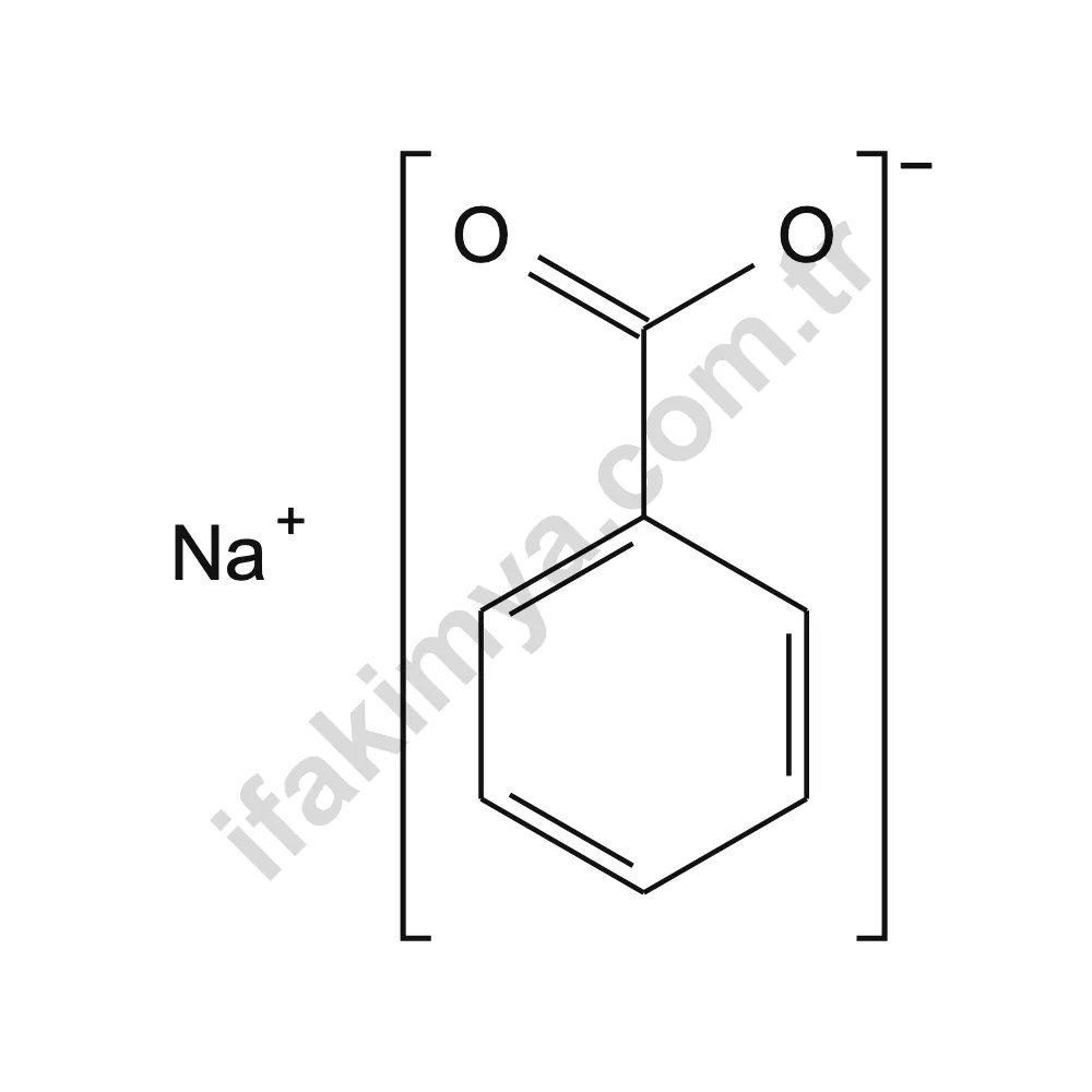 Sodyum Benzoat molekül yapısı