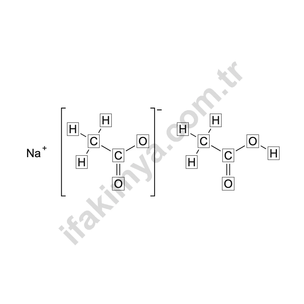 Sodyum Diasetat molekül yapısı
