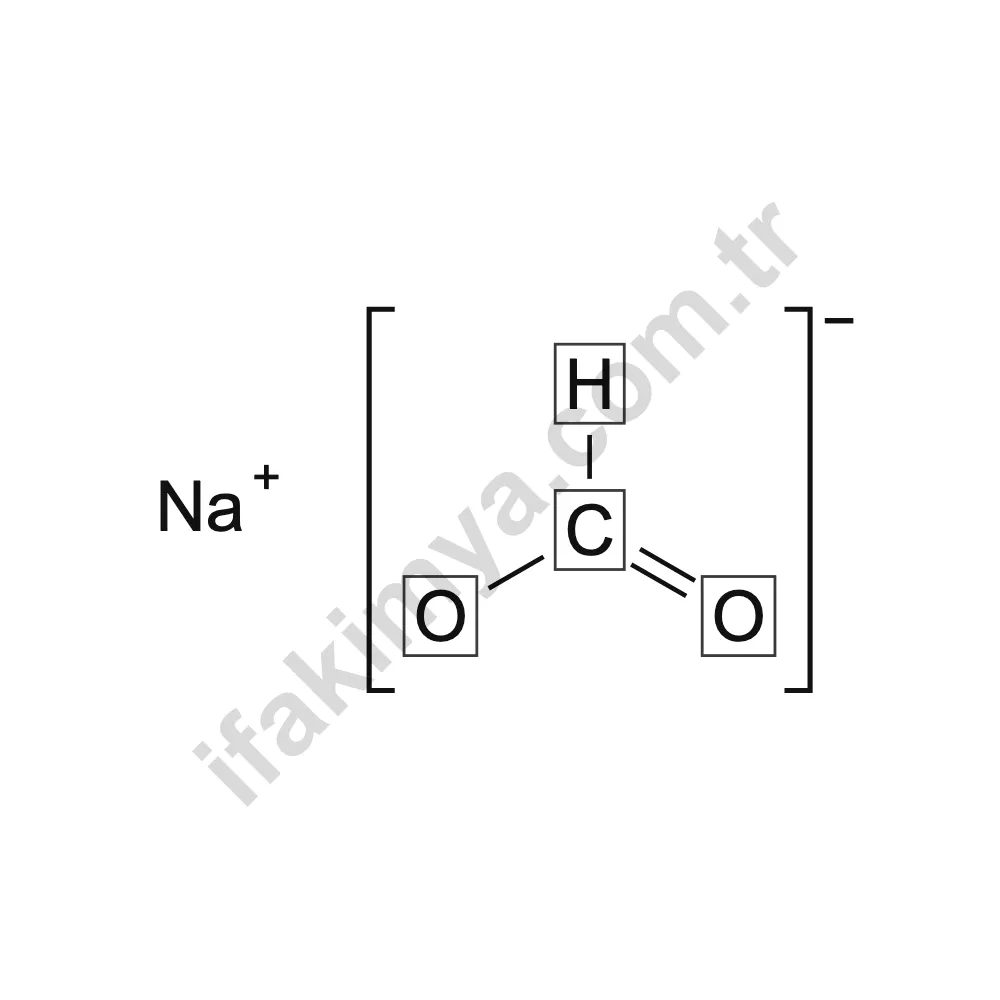 Sodyum Formiyat molekül yapısı