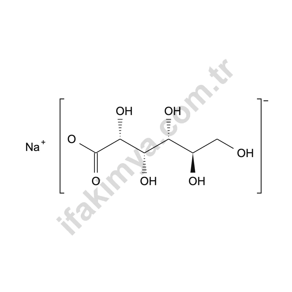 Sodyum Glukonat molekül yapısı