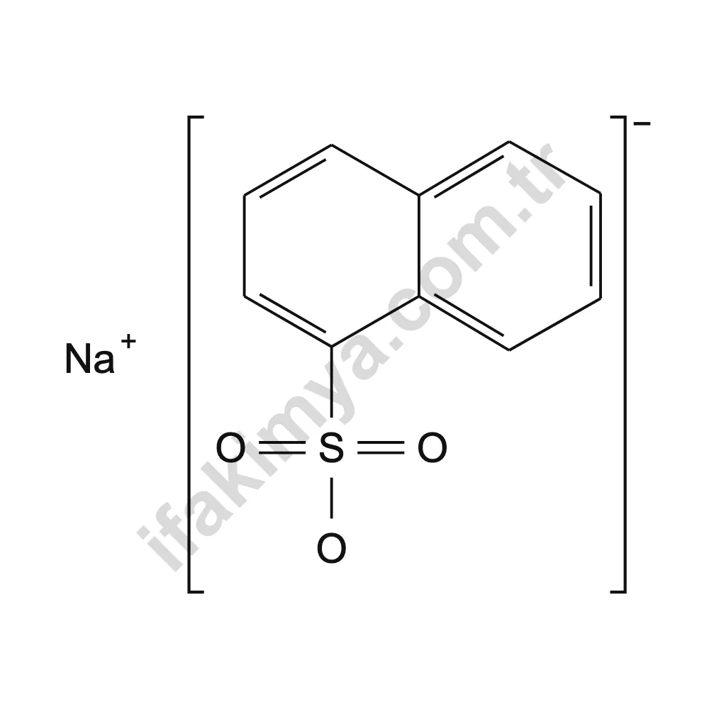 Sodyum Naftalin Sülfonat molekül yapısı