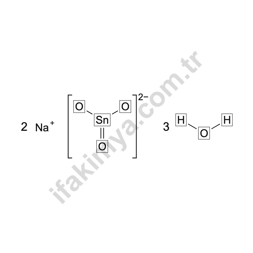 Sodyum Stannat molekül yapısı