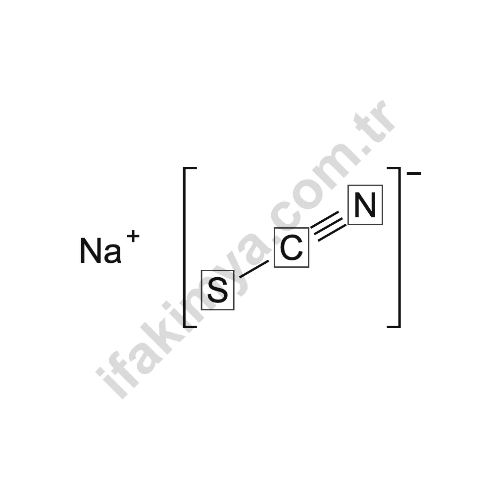 Sodyum Tiyosiyanat molekül yapısı