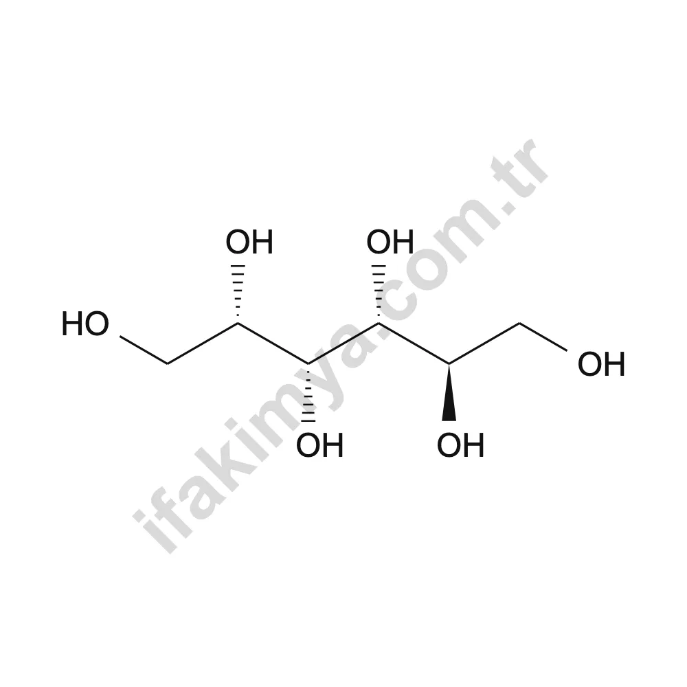 Sorbitol molekül yapısı