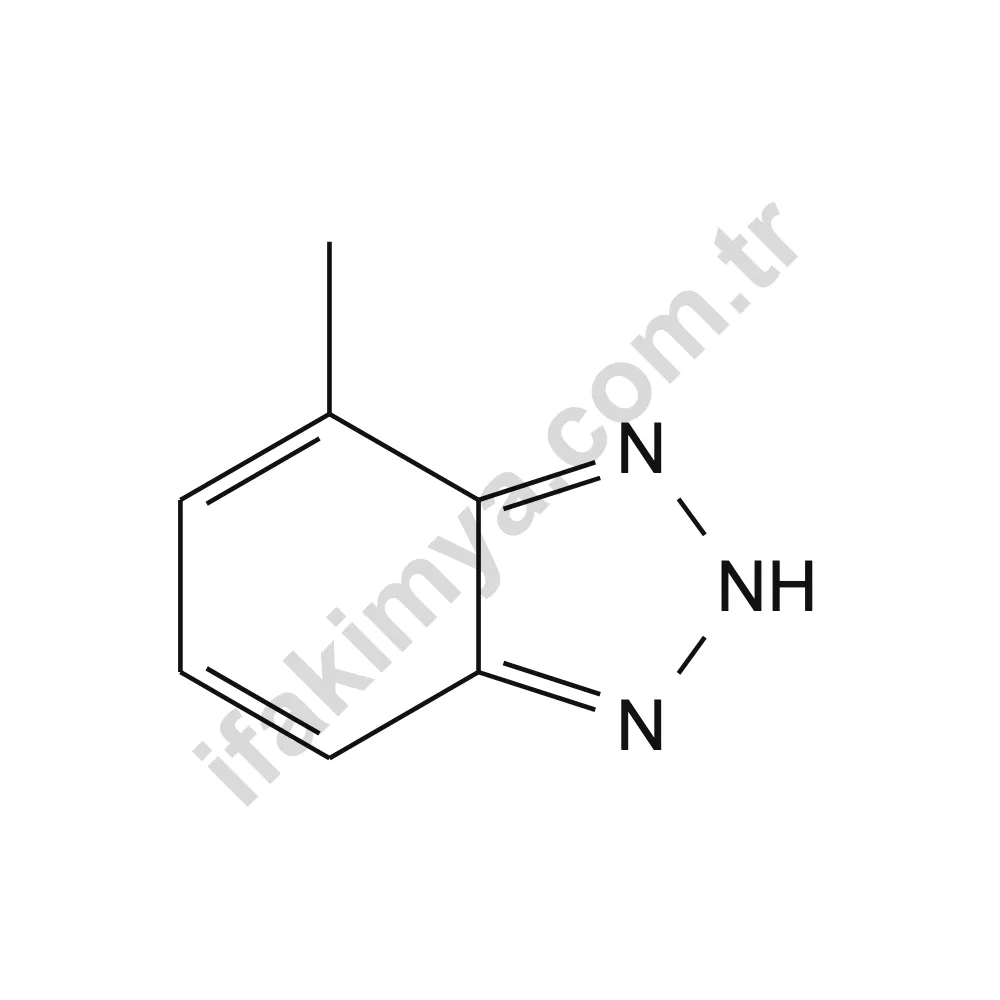 Tolitriazol (Tolytriazole) molekül yapısı