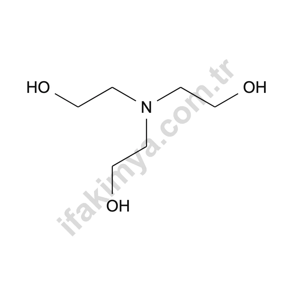 Tri Etanol Amin molekül yapısı
