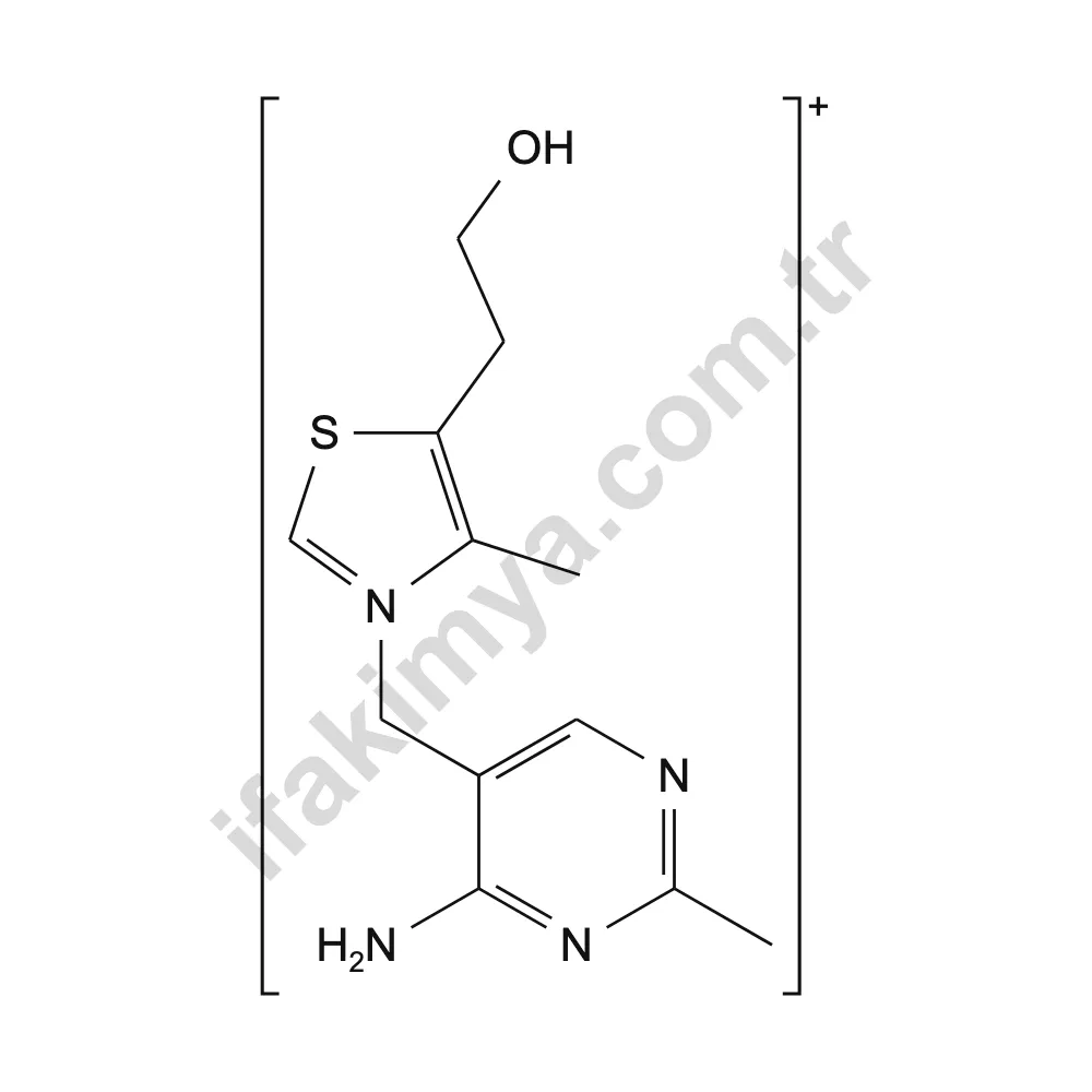 Vitamin B1 (Tiamin) molekül yapısı